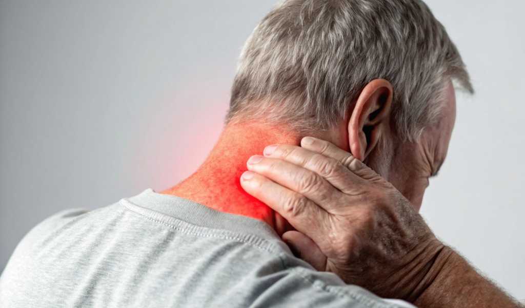 Chiropractor providing treatment for neck pain and stiffness